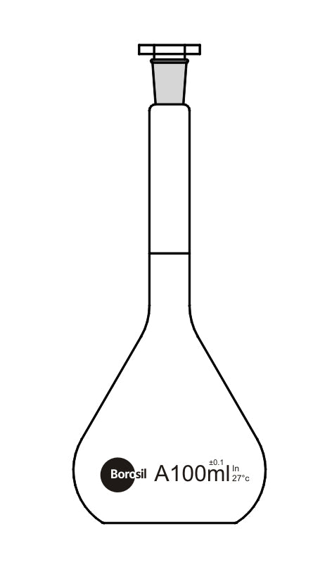 Borosil Vol Flasks Glass