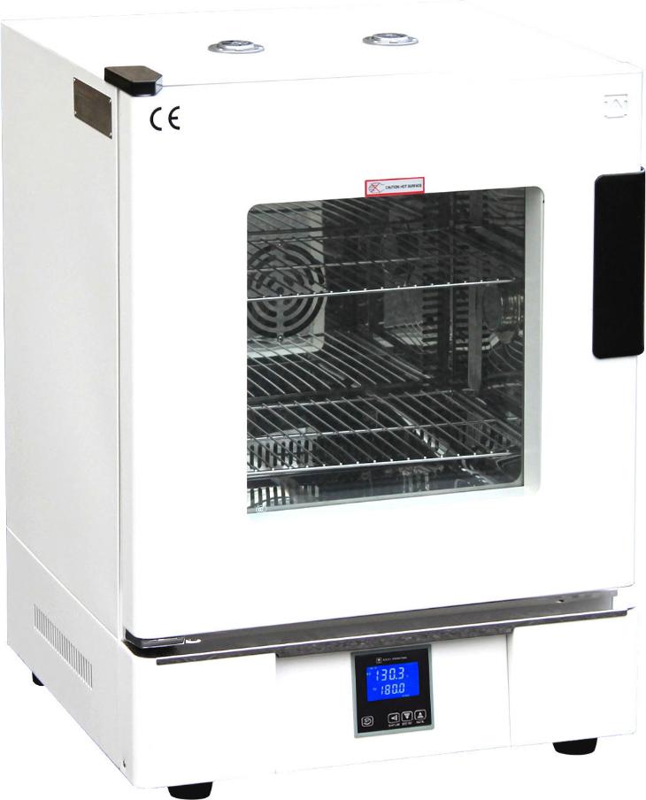 Across Oven bench forced convection (fan) 70L temp range 50 to 300°C digital PID control W/2 shelves