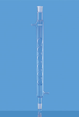 Michigan Borosilicate Allihn Condenser B55 Cone