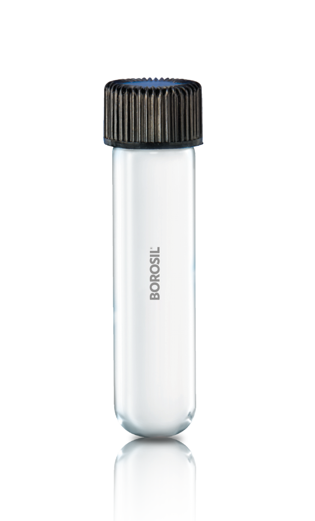 Borosil Tube culture s/cap w/PTFE liner 50mL 25x150mm