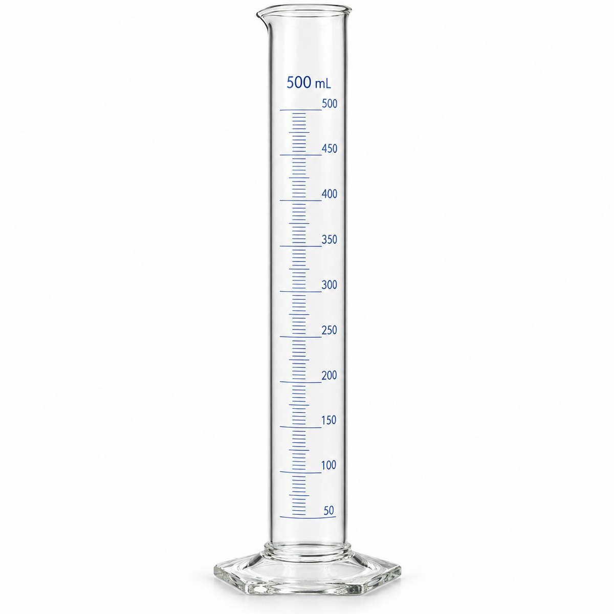 Science Essentials borosilicate measuring cylinder 500mL