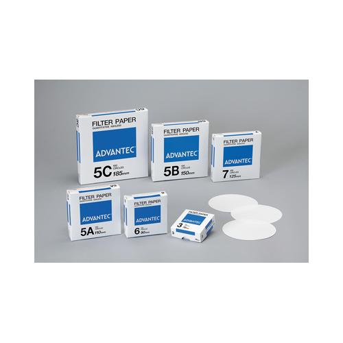 Advantec Paper filter quantitative ashless circles #5C