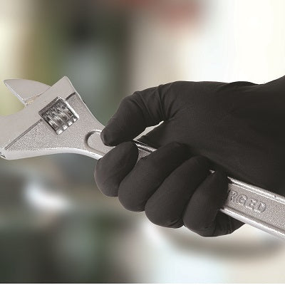 Nitrile Gloves - Black Powder Free - Micro Textured