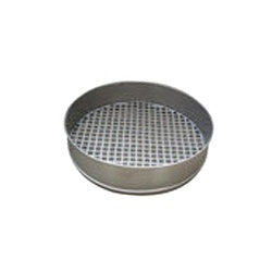 Sieve 200mm diam 4.75mm aperture full height square hole punched plate (SHPP) s/s