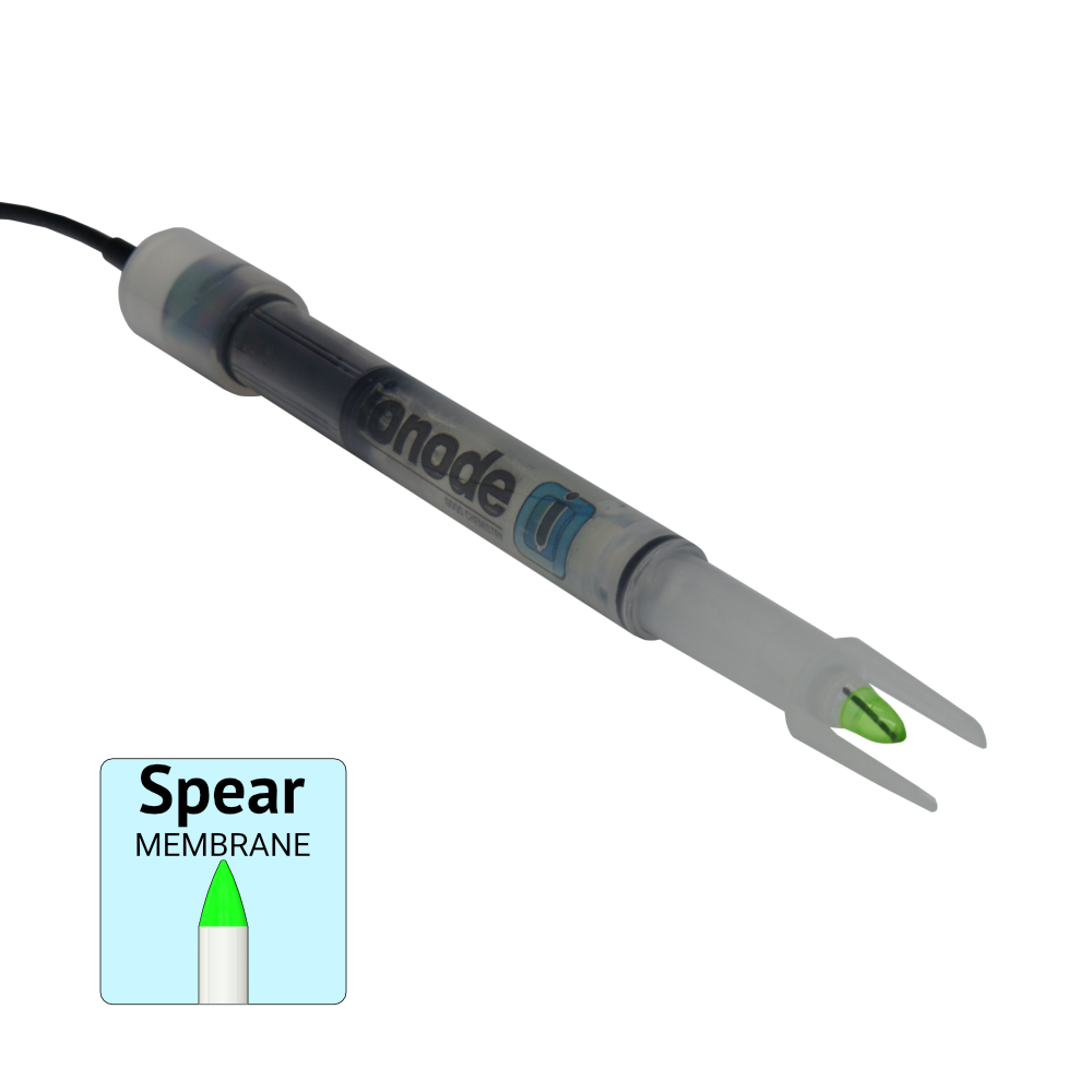Sensor pH intermediate junction (IJ44A), BNC connector with 1m cable, Ionode.