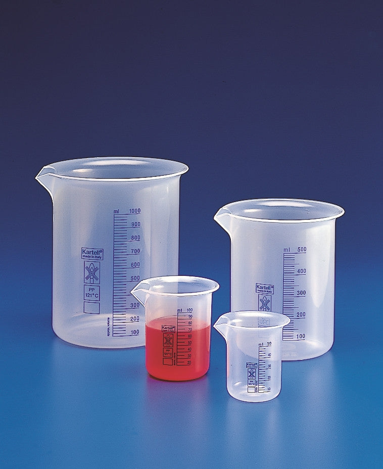 Kartell Beaker low form graduated 3L polypropylene
