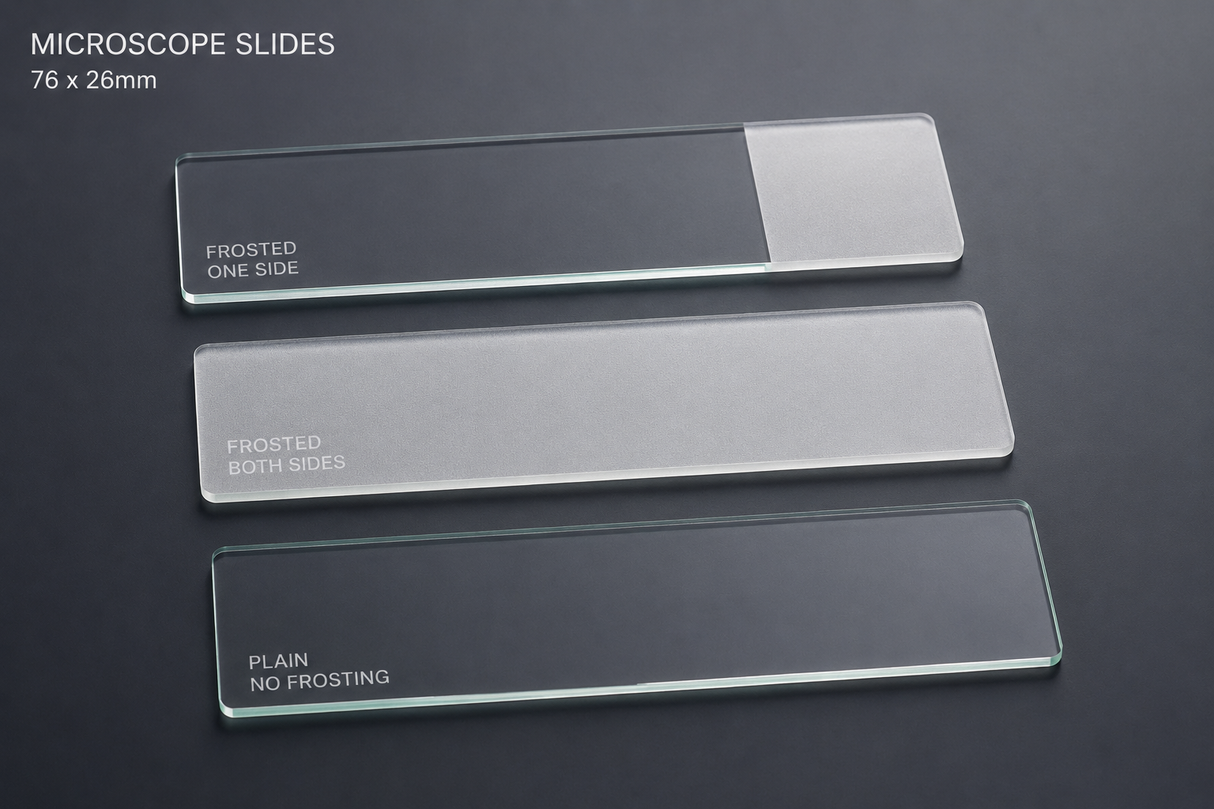 Microscope Slides Plain 76x50mm 1.0-1.2mm