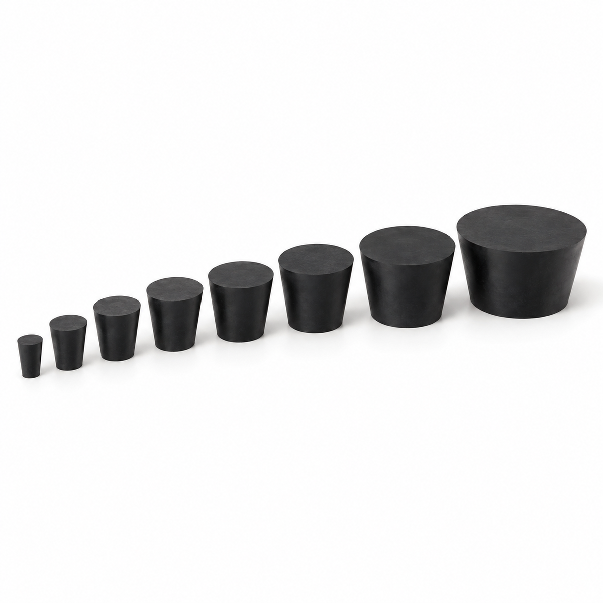 Stopper solid 66 x 74 x 47mm (BxTxL) rubber, No. 25