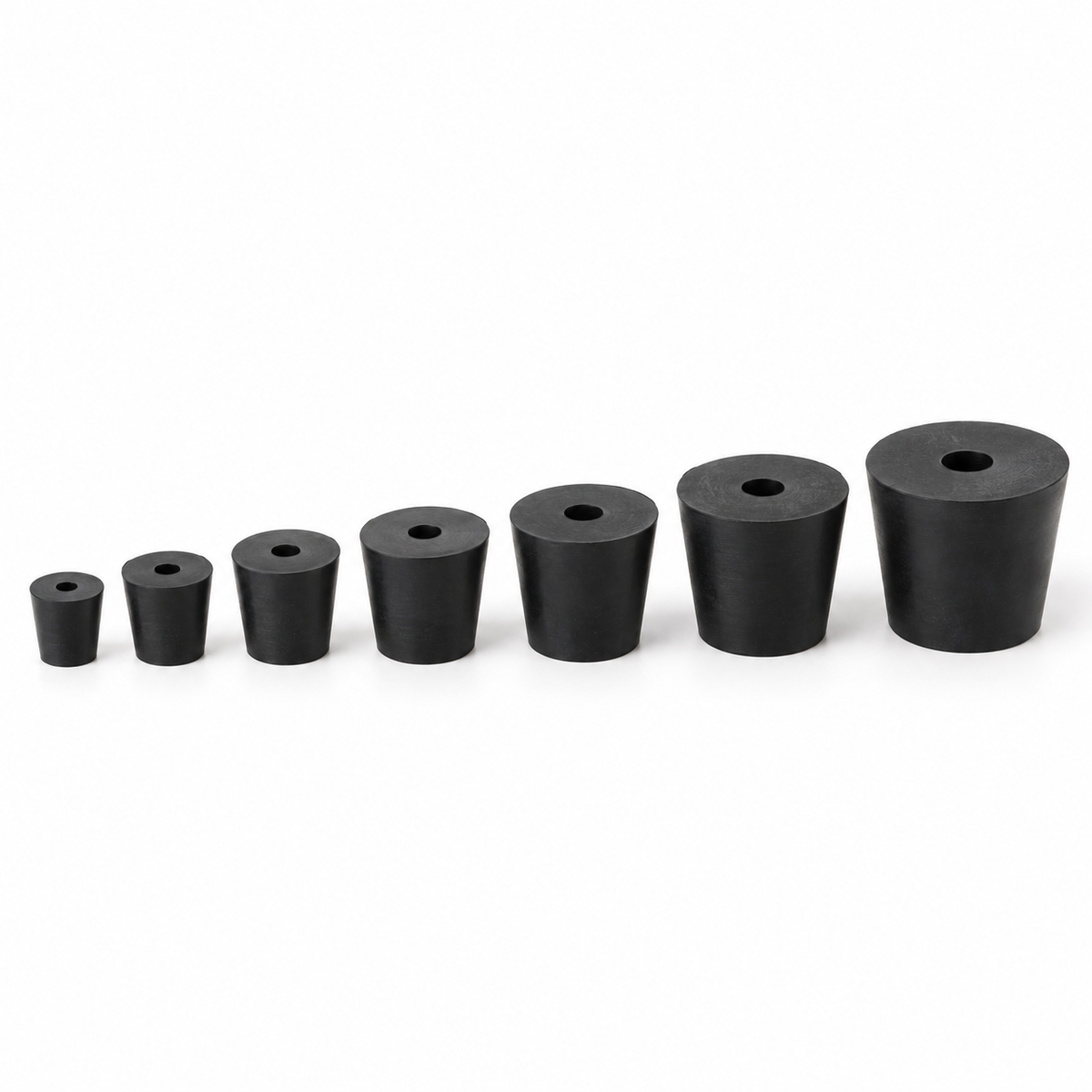 Stopper 1-hole [3.5mm hole] 15.5 x 19 x 18.5mm (BxTxL), No. 4H, rubber