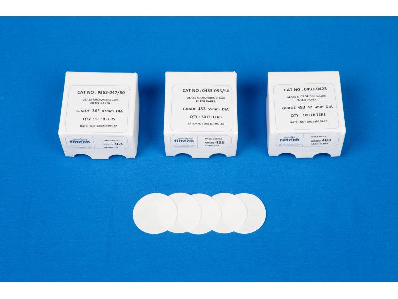 483 Glass Microfibre Filter Paper