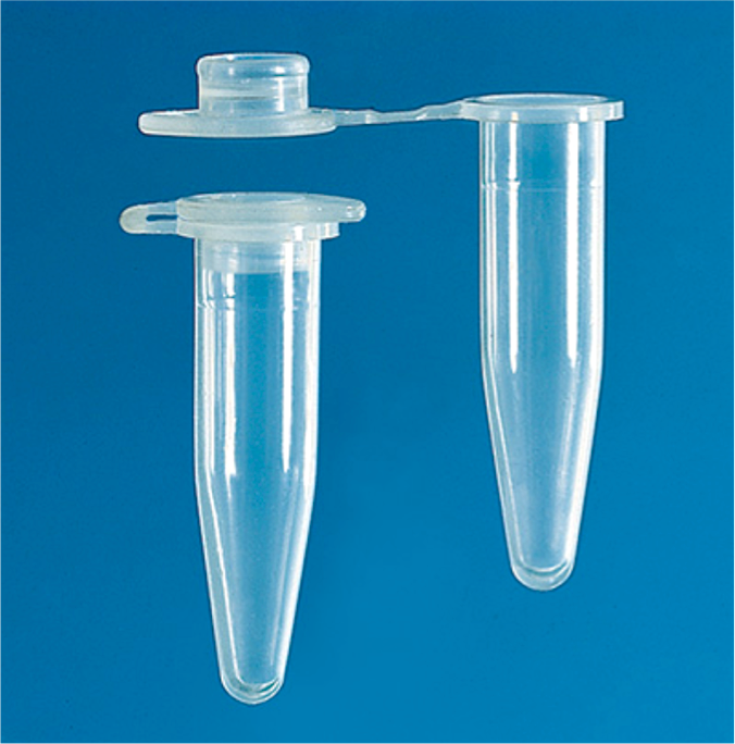 Kartell Tube microcentrifuge 1.5mL conical bottom PP