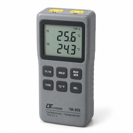 TM925 dual-channel digital thermometer without probes