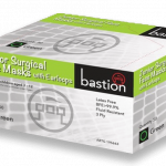 Bastion Face mask surgical with ear loops green Junior polypropylene
