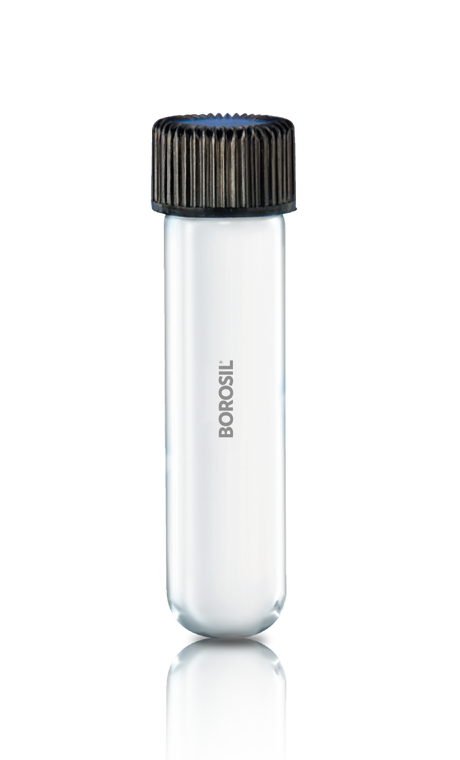 Borosil Tube culture s/cap w/PTFE liner 50mL 25x150mm