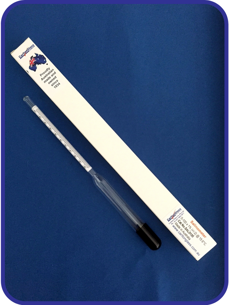 Carlton Hydrometer salinometer 0-100%