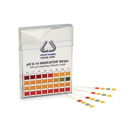 Chem-Supply pH indicator strips 0-14