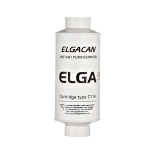 Elga Deioniser resin cartridge, Elgacan C114 (pack of 4 replacement cartridges)