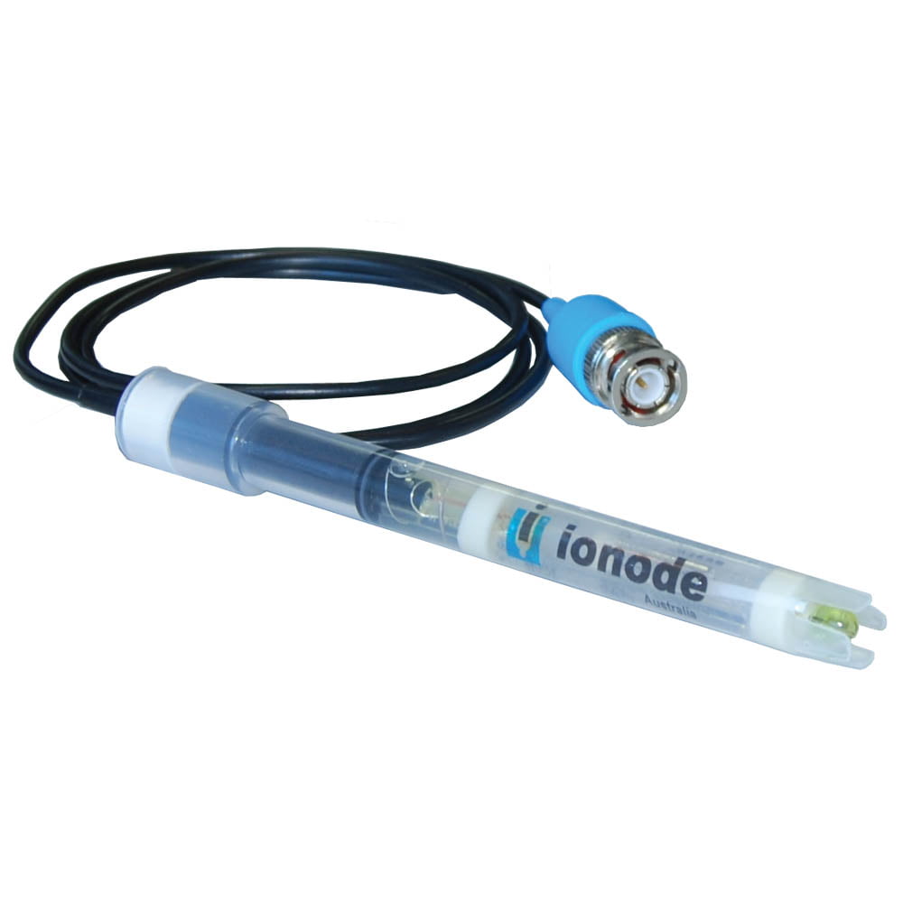 Ionode Sensor pH sealed gel, double junction, 1m cable, BNC connector IH40