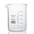 Labco Beaker low form (squat) graduated 600mL 
