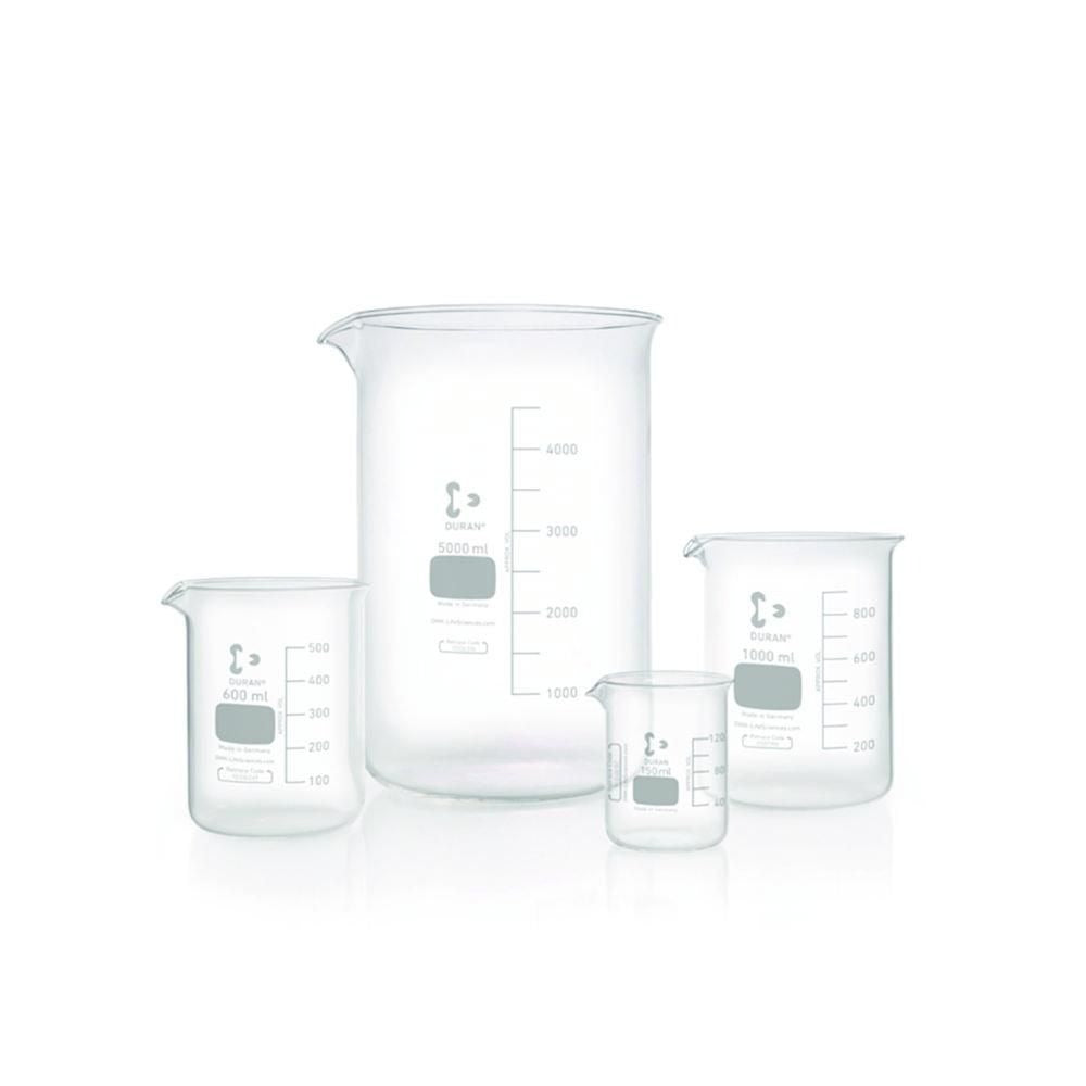Duran Borosilicate Low-Form Beaker 3L