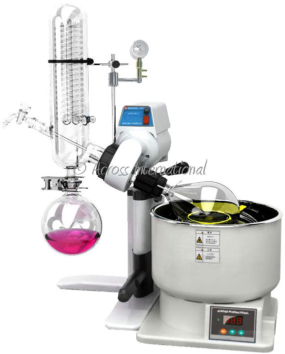 Across Rotary evaporator 2L w/manual lift, vacuum gauge and 3/8" hose barb, 'Solvent-Vap' (pump & chiller not included)