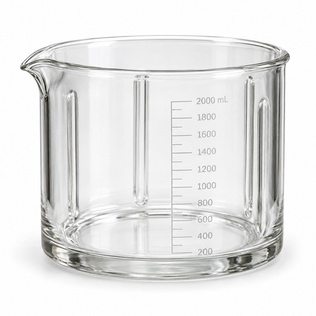 Science Essentials superduty low-form borosilicate baffled beaker 2L