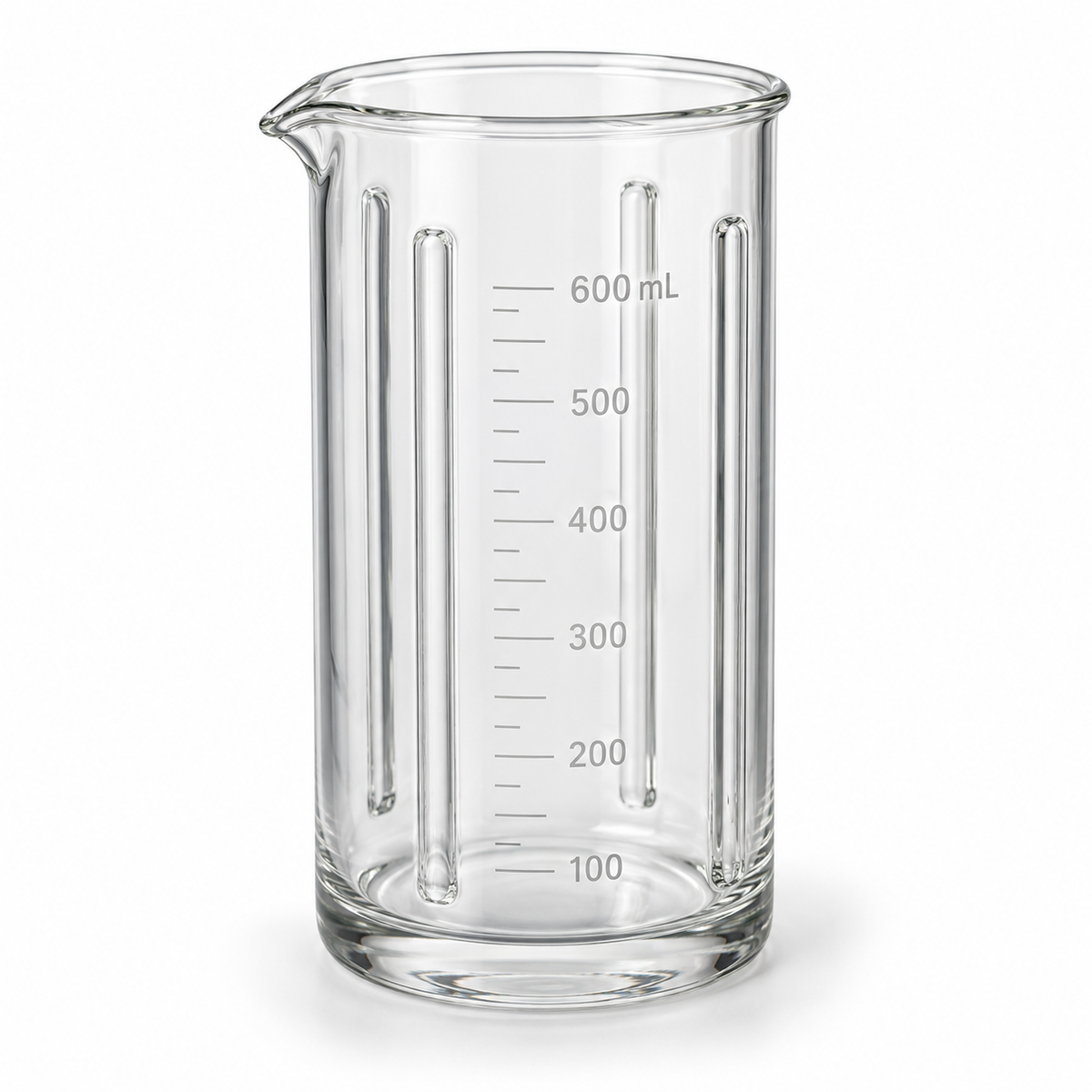 Science Essentials heavy-duty tall-form baffled beaker 600mL