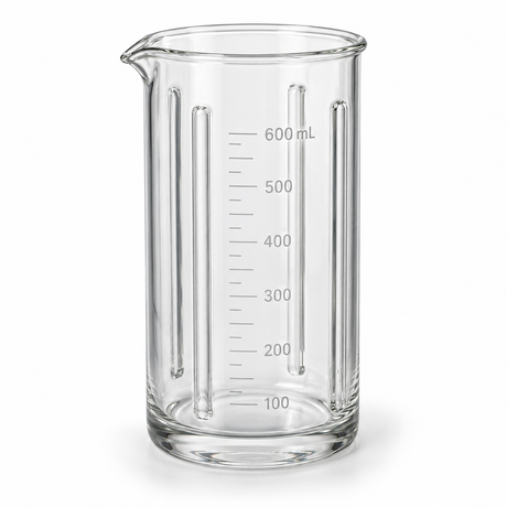 Science Essentials heavy-duty tall-form baffled beaker 600mL