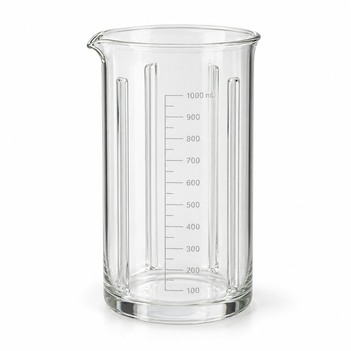Science Essentials thick-walled tall-form baffled beaker 1L