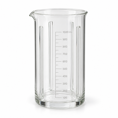 Science Essentials thick-walled tall-form baffled beaker 1L