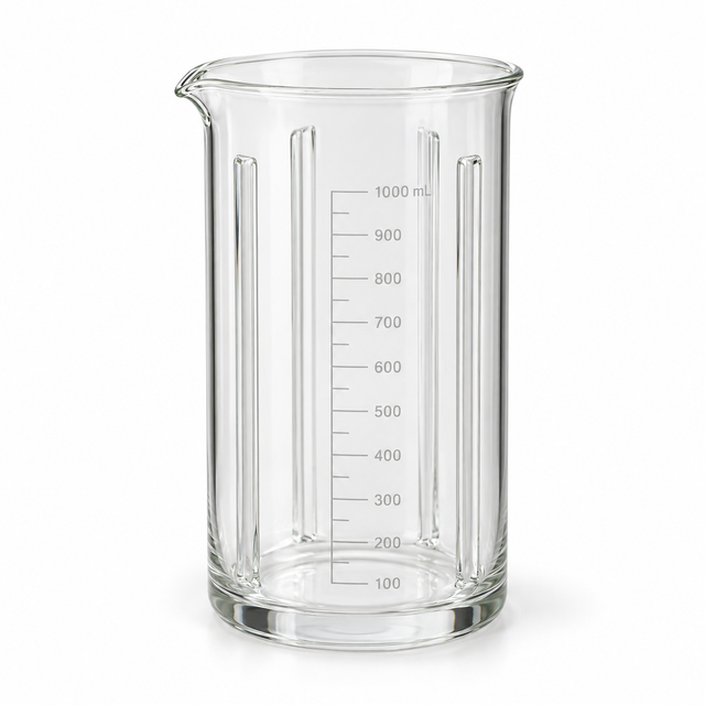 Science Essentials thick-walled tall-form baffled beaker 1L