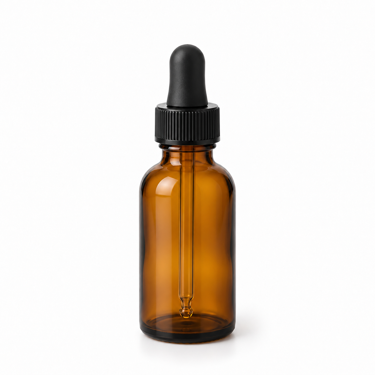 Science Essentials amber glass dropping bottle