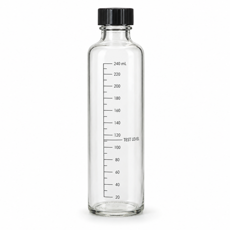 Science Essentials clear organic impurities test bottle