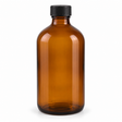 Science Essentials amber glass round storage bottle 1L