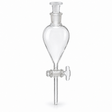 Science Essentials pear separating funnel 60mL flat-top stopper