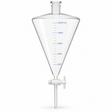 Science Essentials conical separating funnel 5L PTFE stopcock