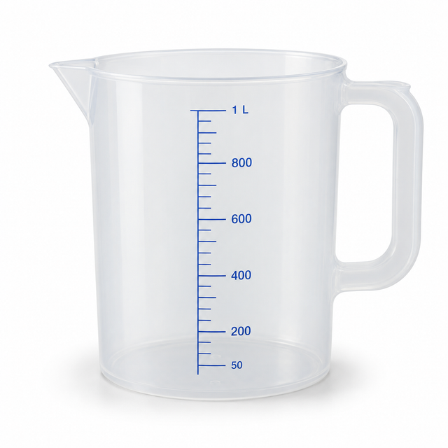 Science Essentials polypropylene graduated measuring jug