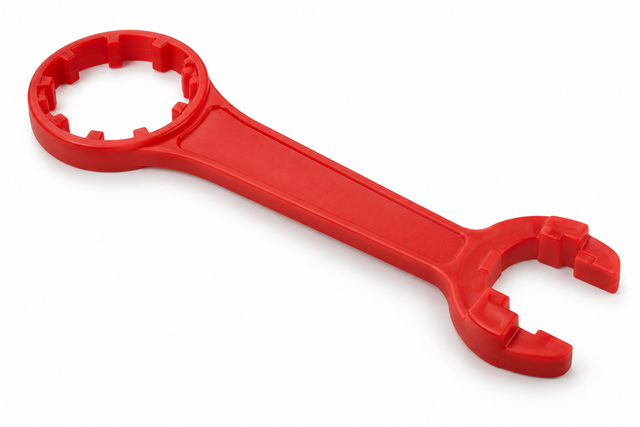 Science Essentials red acrylic drum spanner