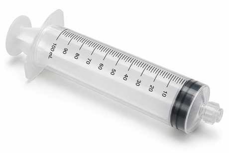 Science Essentials disposable syringe 100mL luer lock