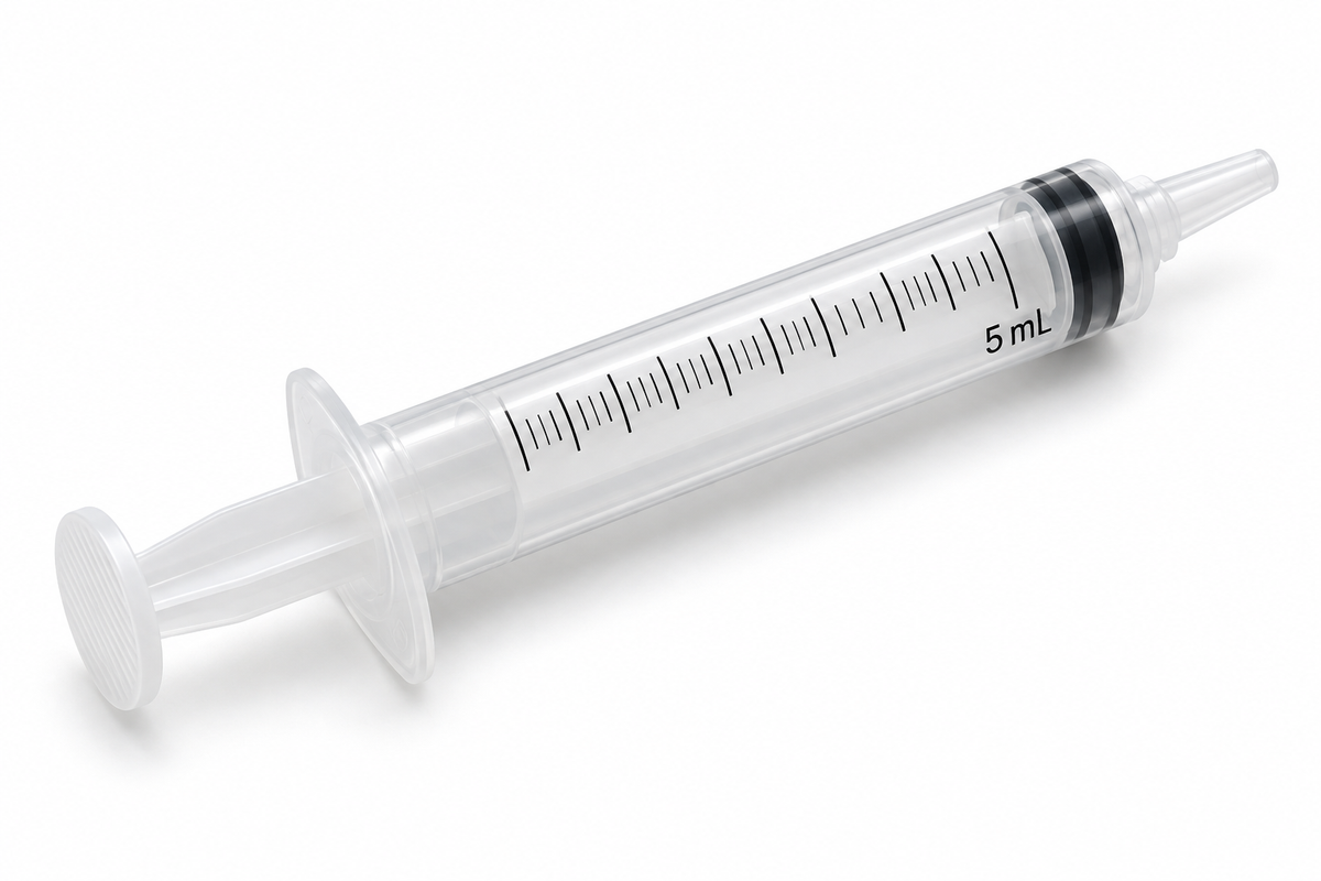 Science Essentials disposable luer-slip syringe