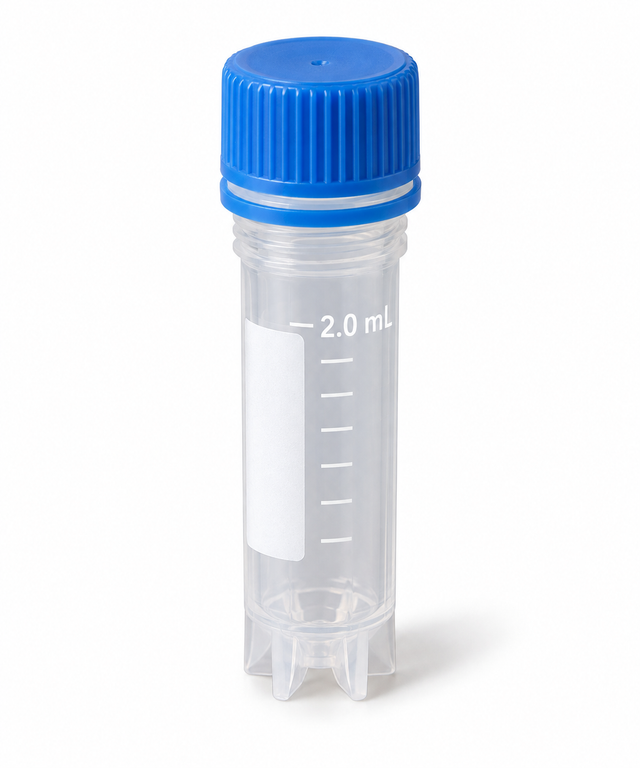 Science Essentials cryovial 2mL external thread self-standing