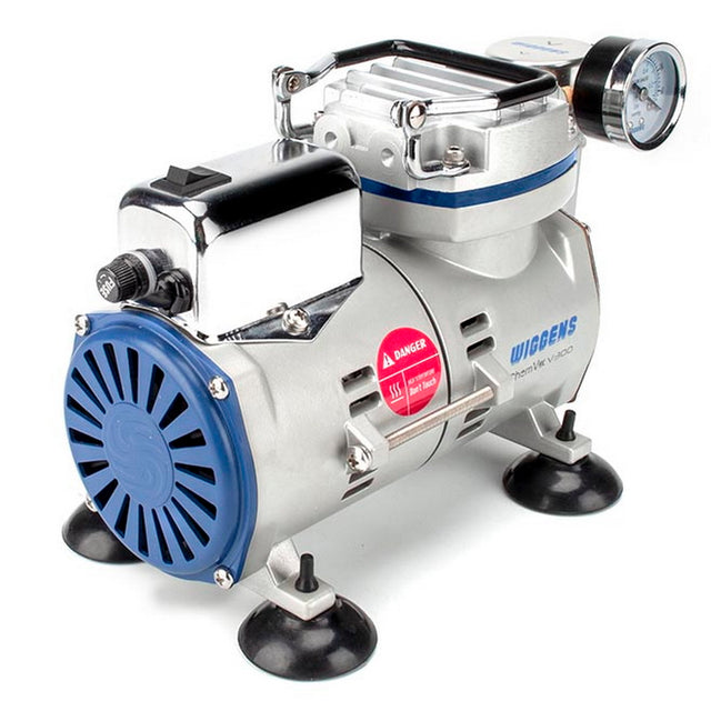 Wiggens Pump vacuum piston (oil-free) 17L/min 'Chemvak V300' with moisture trap and gauge