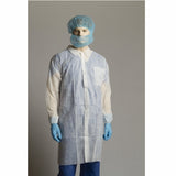 Polypropylene Labcoat - 1 Pocket - White