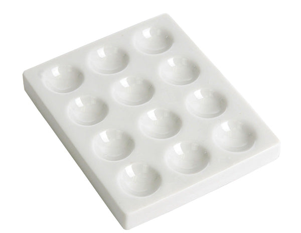 Tile spotting 12-cavity porcelain