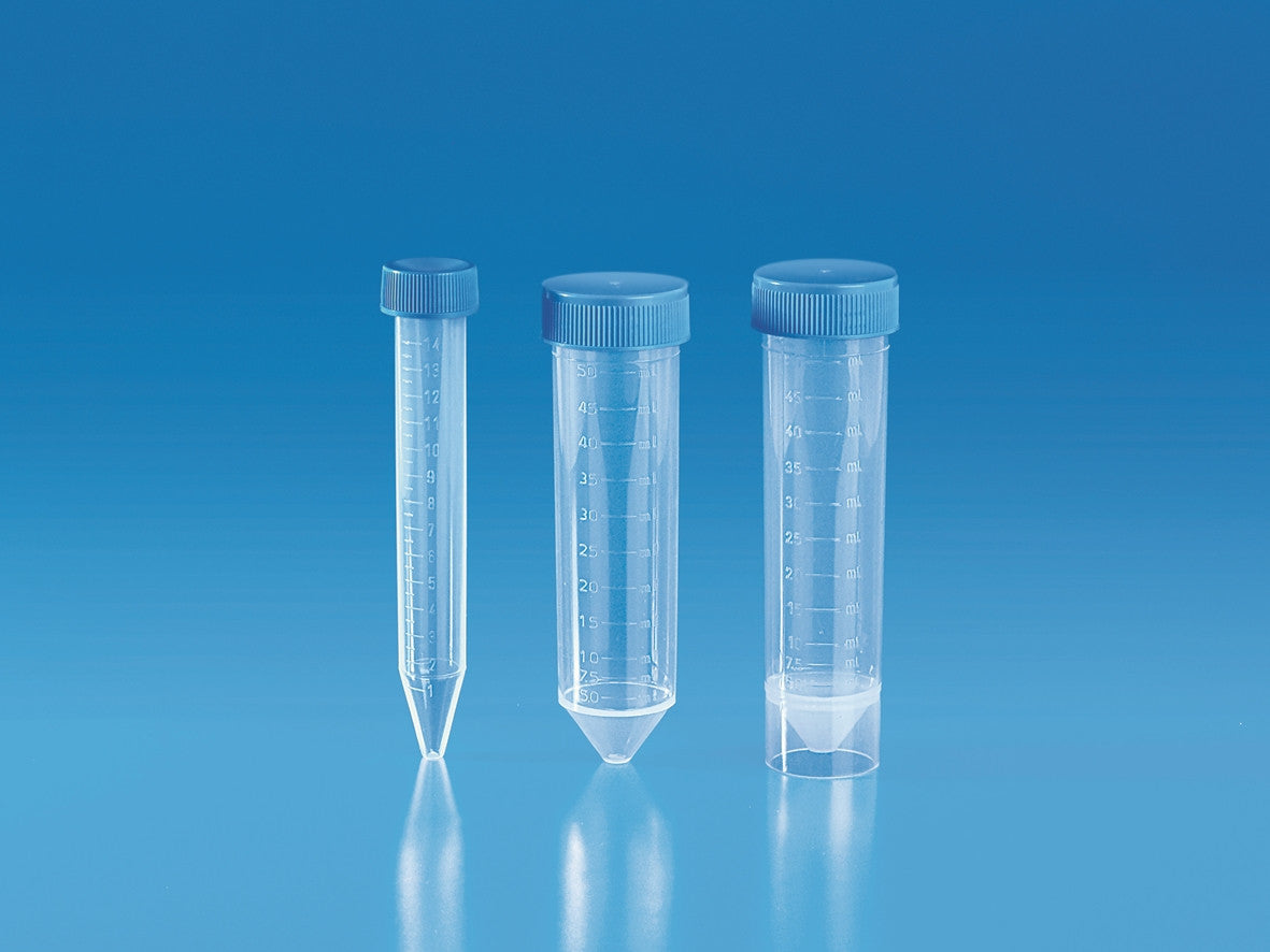Kartell Tube centrifuge graduated non-sterile 15mL polypropylene with screw cap (no marking spot)