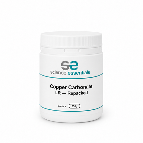 Science Essentials Copper carbonate powder LR repacked 250g