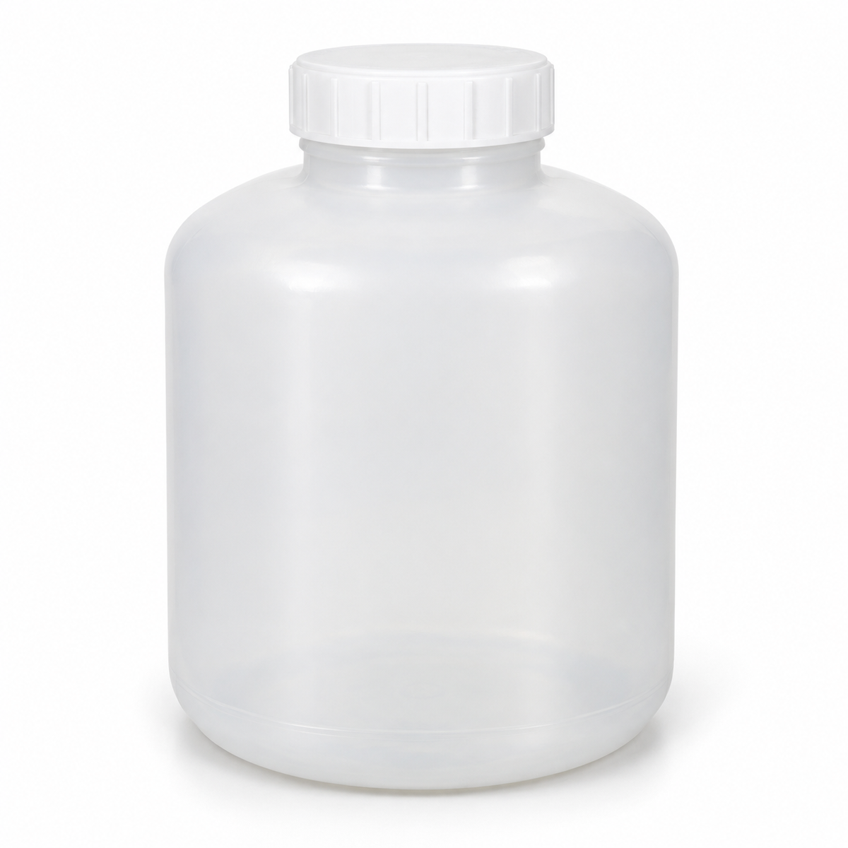 Science Essentials round roll bottle with screw cap, 4.5 litres