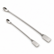 Science Essentials spoon-and-shovel stainless-steel spatulas in two sizes