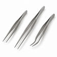 Science Essentials straight and curved thumb forceps